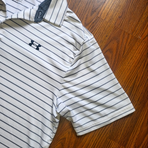 Under Armour Men’s Large Playoff Polo  Loose Fit Performance Tee Shirt A79 - Picture 4 of 10